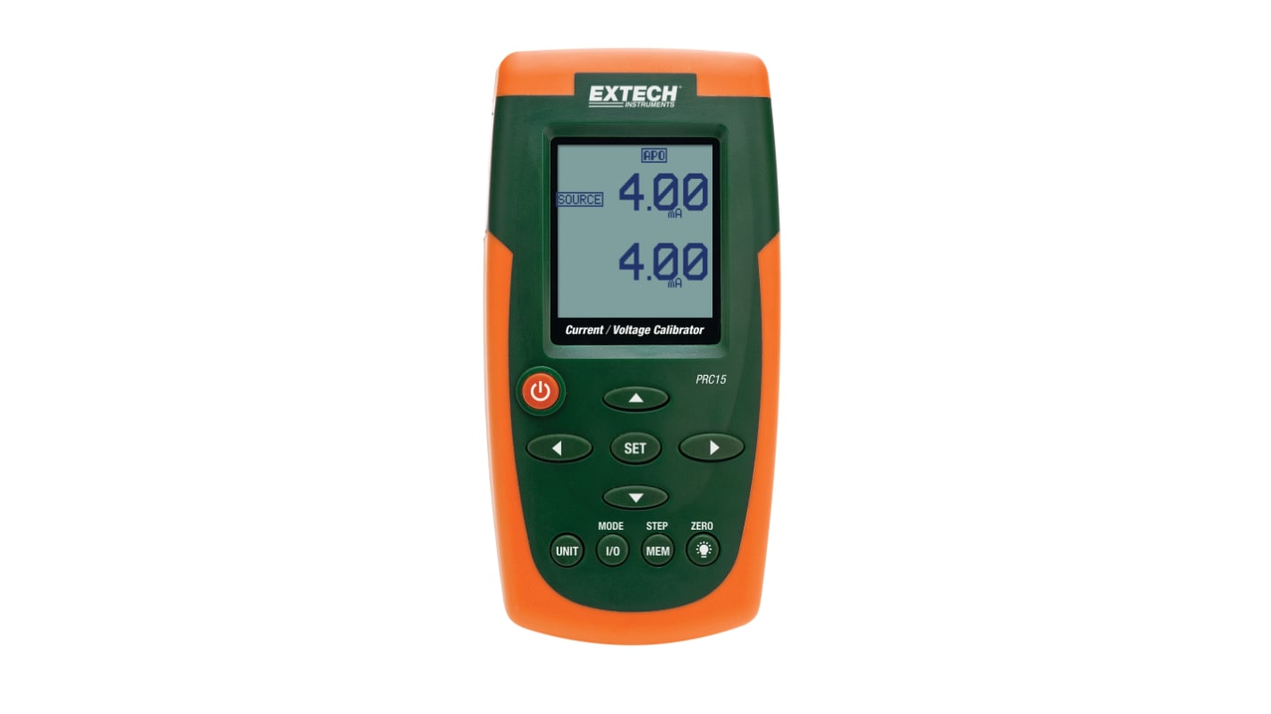 Extech PRC15 Current & Voltage Calibrator, Max Voltage 19.99V, Max Current 50mA