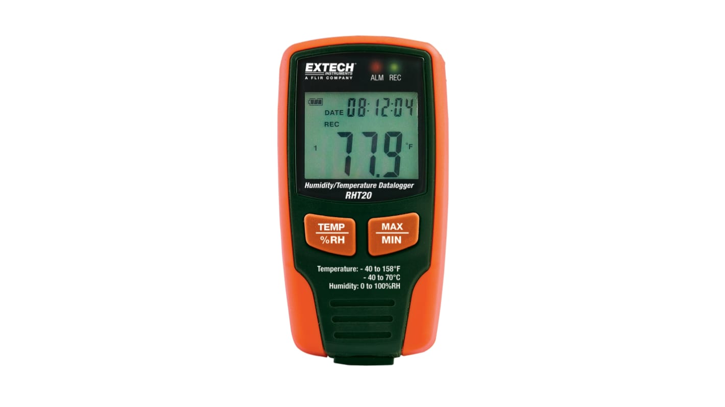 Extech RHT20 Temperature & Humidity Data Logger, USB