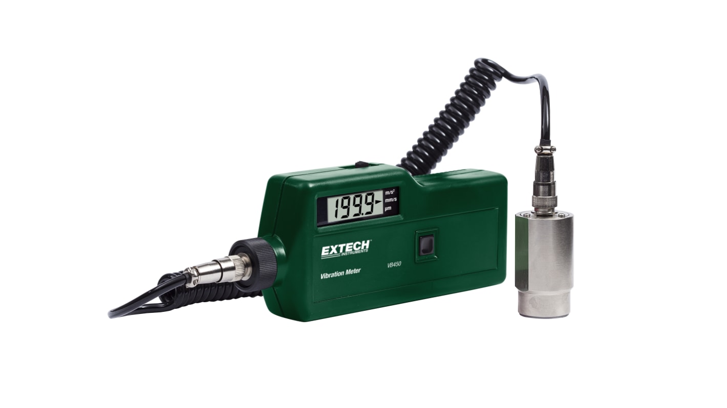 Extech VB450 Vibration Meter - Acceleration, Displacement, Velocity