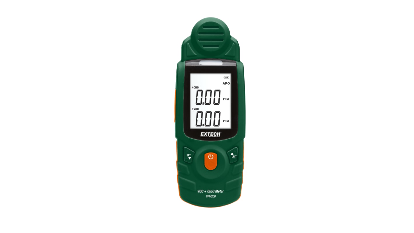 Extech VFM200 Moisture Meter, ±5 % Accuracy, LCD Display, Battery-Powered