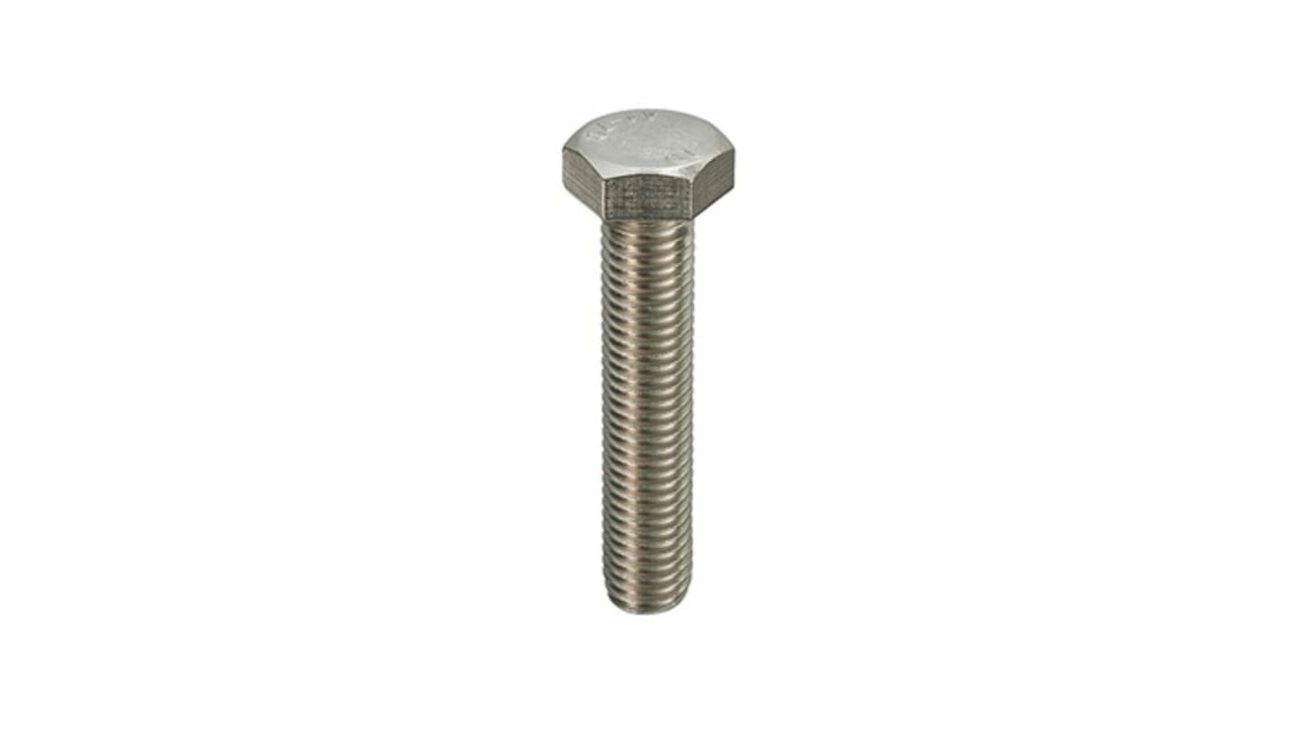RS PRO A2/304 Stainless Steel, Hex Bolt, M8 x 130.0mm