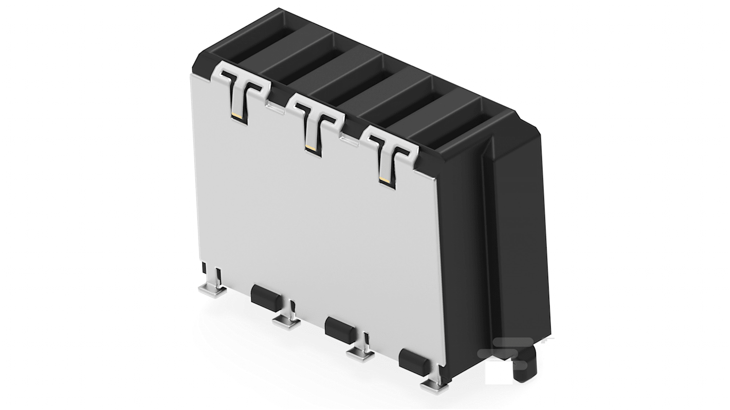 ERNI ERNI MicroSpeed Power Module Series Vertical Board Mount Housing, 5 Contact(s), 2mm Pitch, 1 Row(s), Shrouded