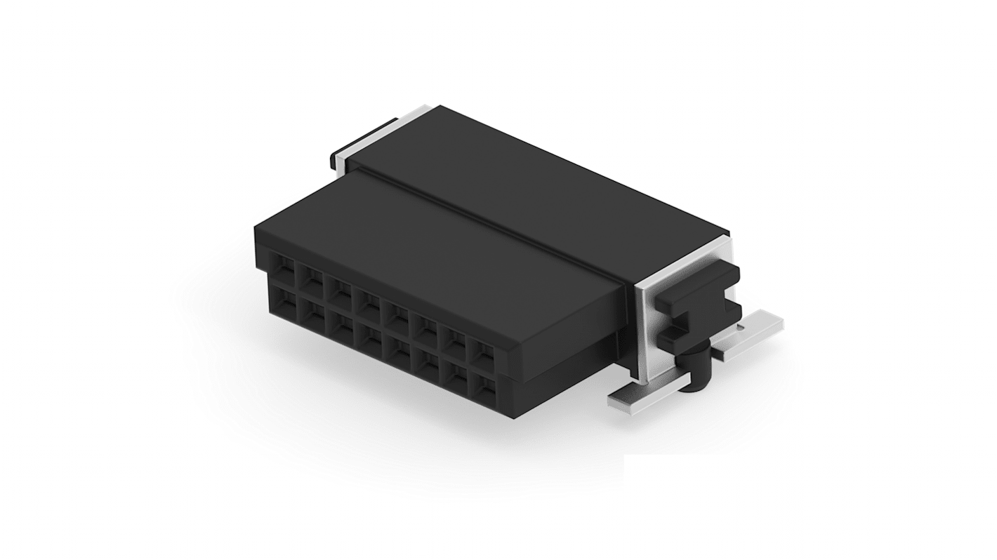 File di contatti PCB ERNI, 16 vie, 2 file, passo 1.27mm