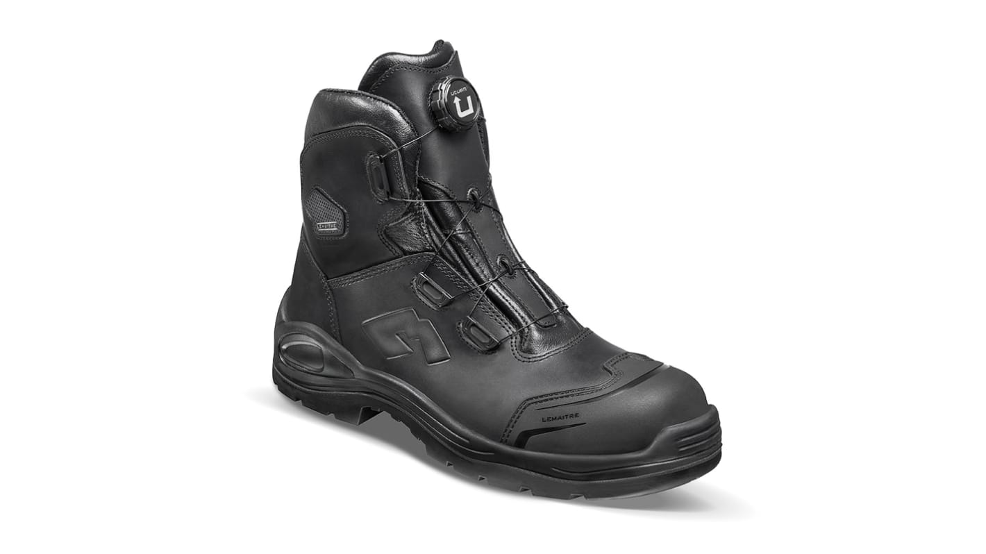 LEMAITRE SECURITE THOR S3 Unisex Black Composite Toe Capped Safety Boots, UK 6.5, EU 40