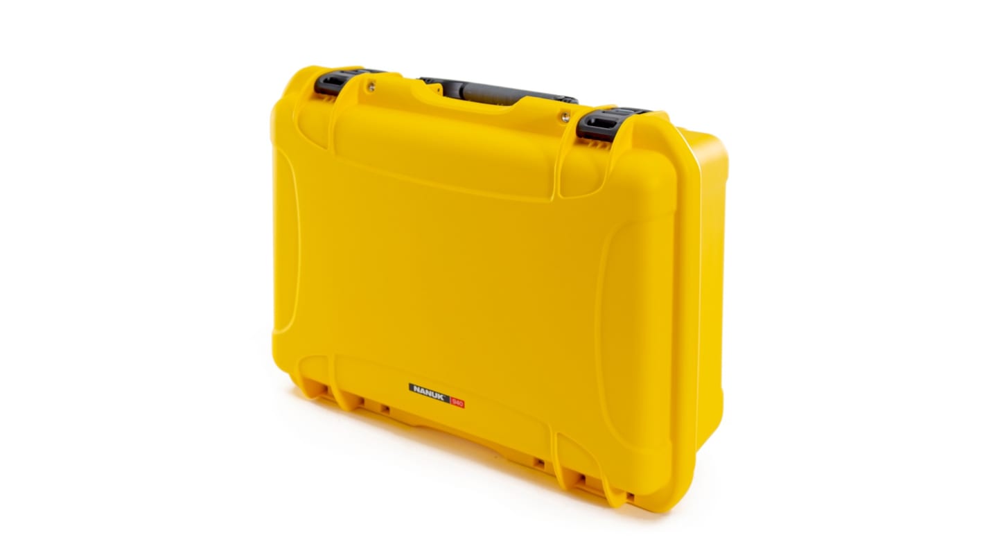 Nanuk PP外壳, 附泡棉, 防水, IP67, 外部557 x 428 x 216mm, 内部508 x 356 x 203mm, 黄色, Nanuk 940系列