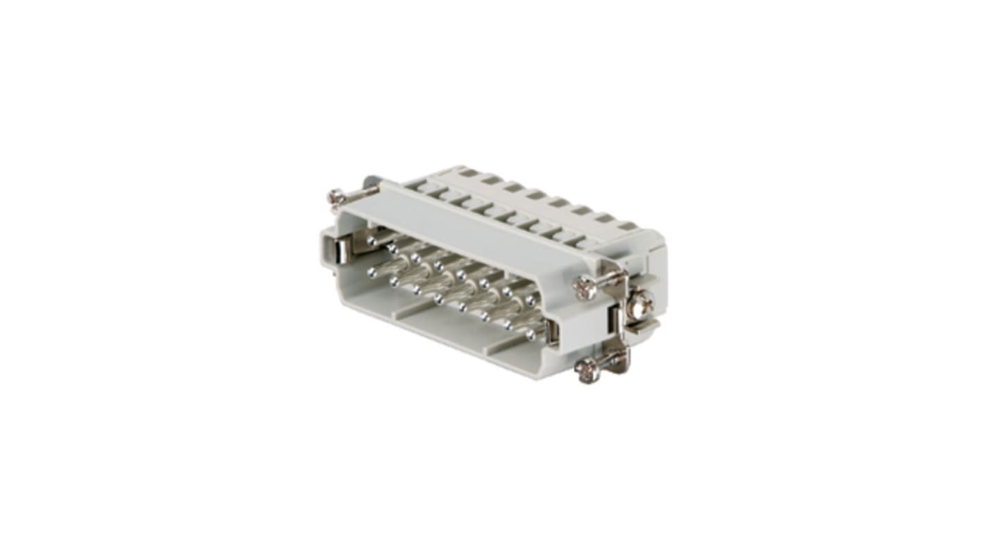 Weidmüller Contact Insert, 16A, Male, HA Series, 16 Contacts