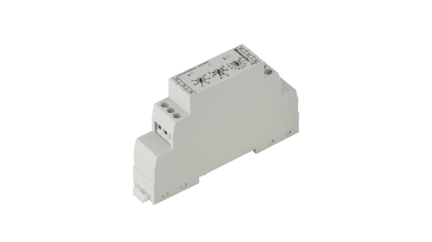 Weidmüller ITS Series Chassis Mount Timer Relay, 230V, 1-Contact, 0.5 → 10h, SPDT