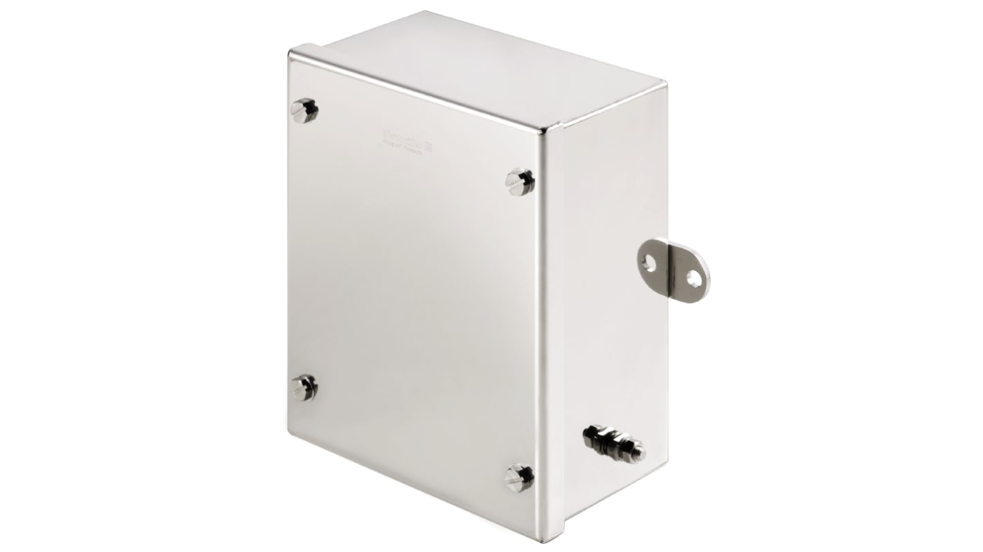 Weidmüller Klippon STB Series Grey 316 Stainless Steel Enclosure, IP66, Grey Lid, 150 x 120 x 80mm