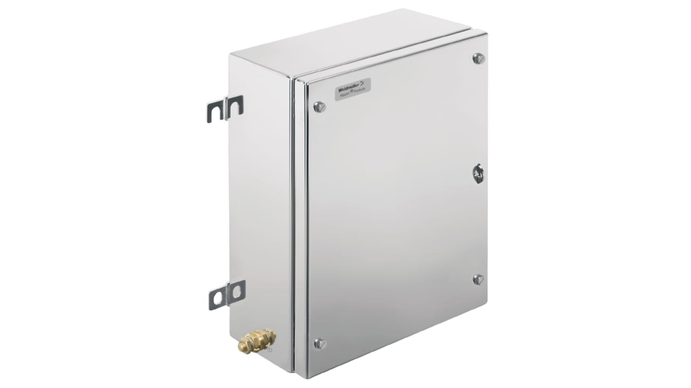 Weidmüller Klippon TB MH Series Grey 316 Stainless Steel Enclosure, IP66, IP67, Grey Lid, 350 x 260 x 150mm