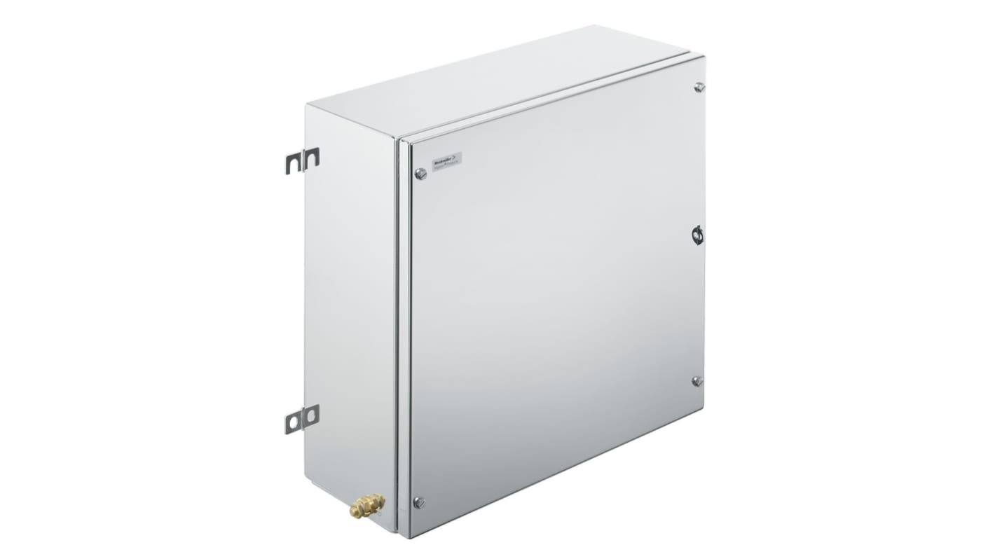 Weidmüller Klippon TB MH Series Grey 316 Stainless Steel Enclosure, IP66, IP67, Flanged, Grey Lid, 480 x 480 x 150mm