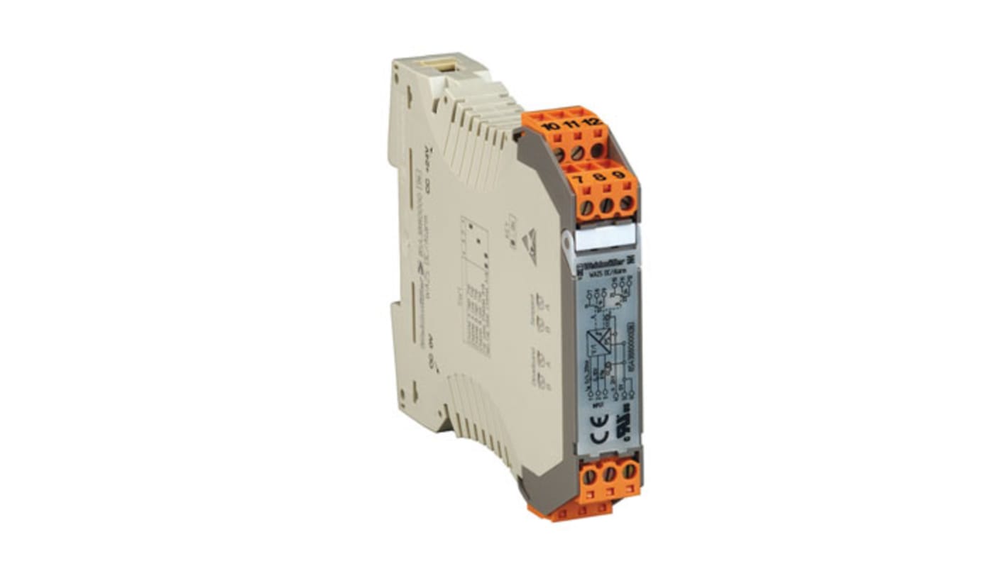 Weidmüller WAZ5 Series Limit Signal Transmitter, Current Input, Relay Output, 24V dc Supply