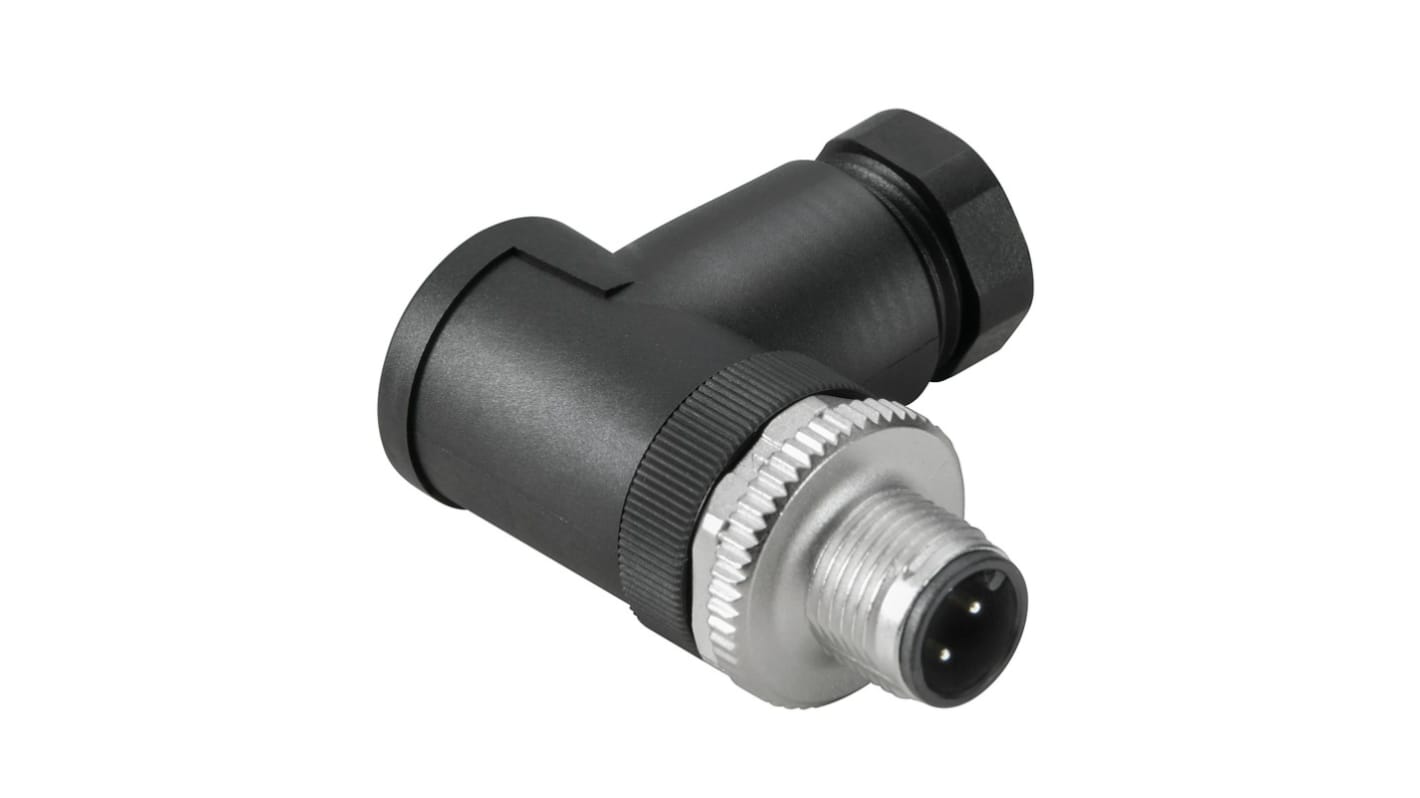 Weidmüller Connector, 5 Contacts, Screw Mount, M12 Connector, Plug and Socket, Male and Female Contacts, IP67, SAISW