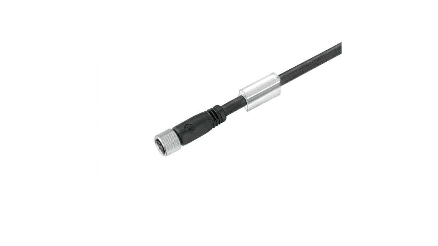 Weidmüller Straight Female 3 way Actuator/Sensor Cable, 5m