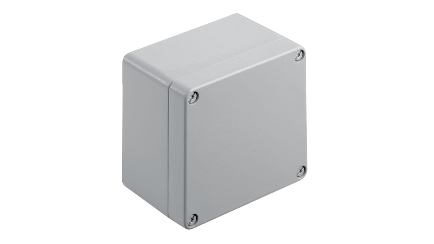 Weidmüller KLIPPON K Series Aluminium Enclosure, IP66, IP67, IP68, ATEX, IECEx, 120 mm x 122 mm x 81mm