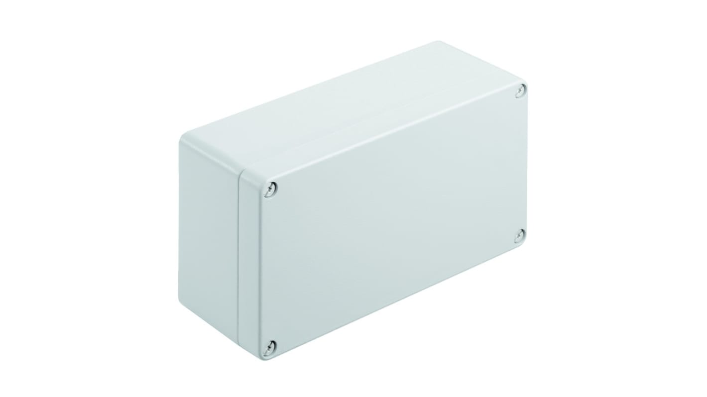 Weidmüller KLIPPON K Series Aluminium Enclosure, IP66, IP67, IP68, ATEX, IECEx, 120 mm x 220 mm x 81mm