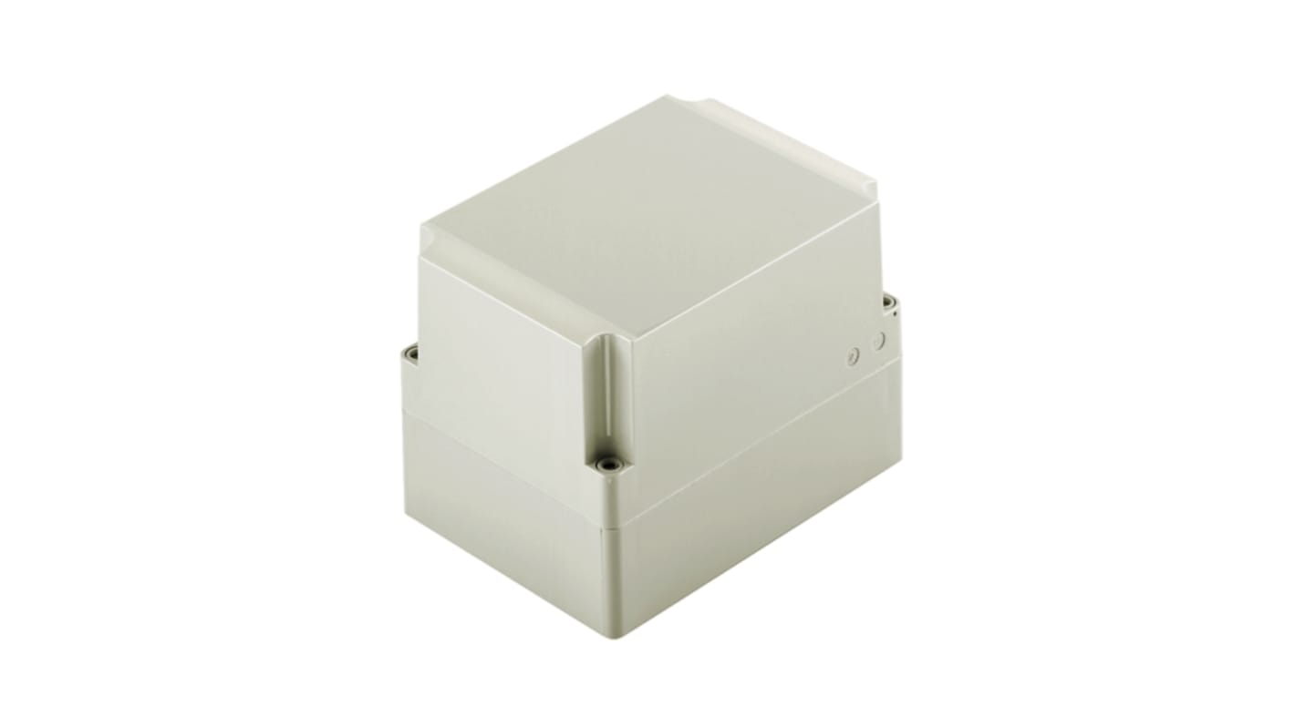 Weidmüller MPC Series Grey Polycarbonate Enclosure, IP66, IP67, IK08, Grey Lid, 125 x 125 x 75mm