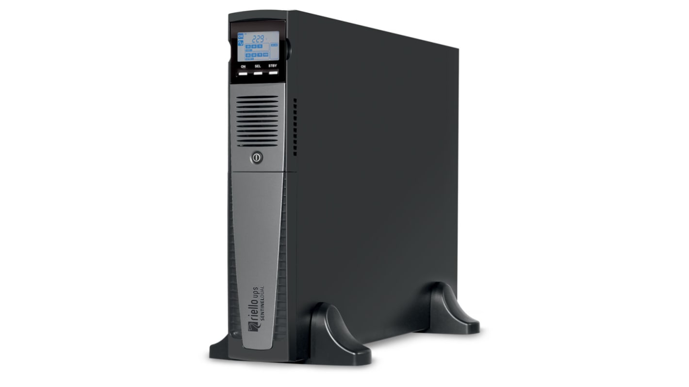 Riello 2200VA UPS电源, 1.75kW, 240V输出, 塔式安装, Extended recharger for 2200VA Sentinel Dual