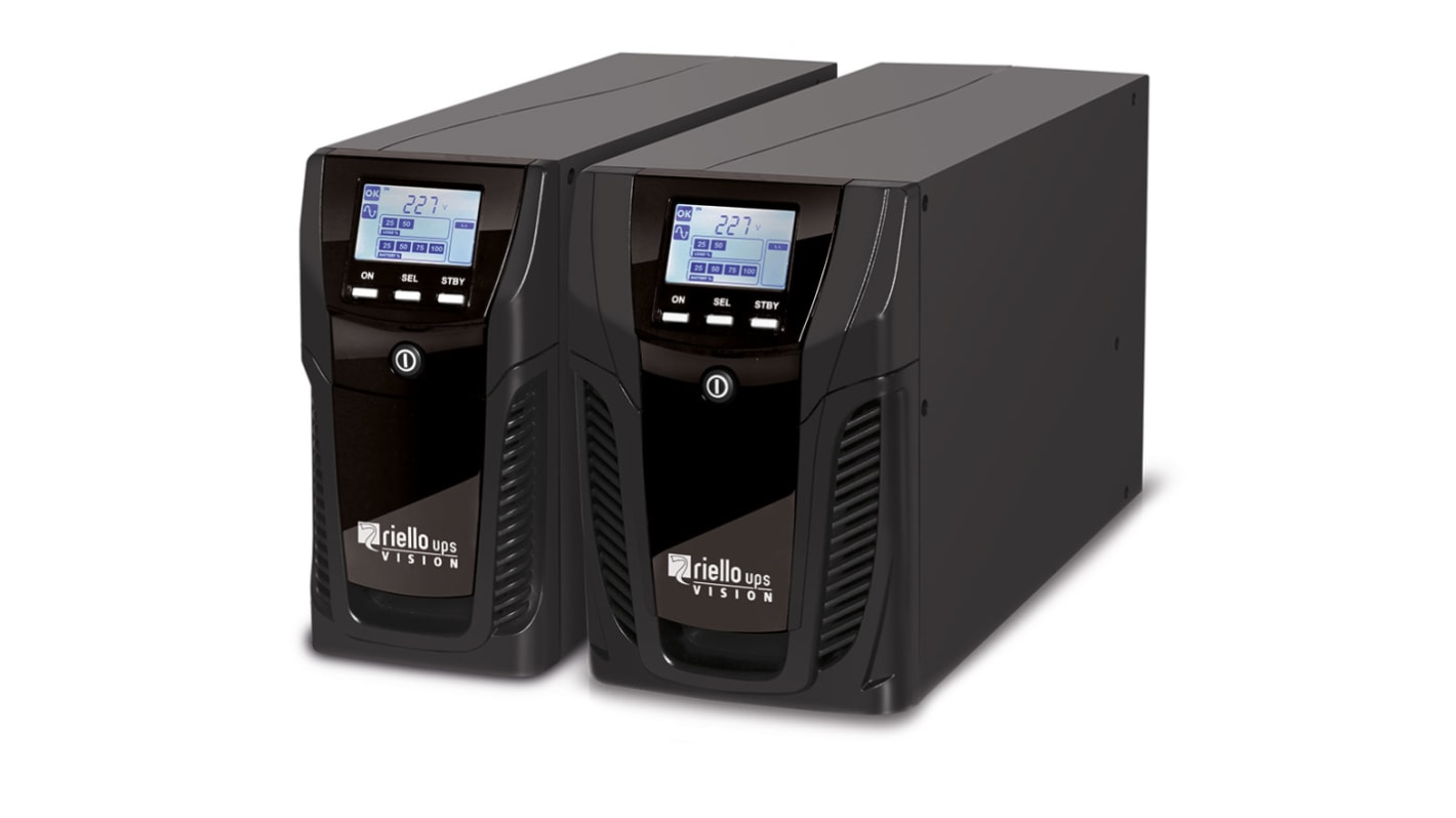 Riello 1100VA UPS电源, 880W, 240V输出, 塔式安装, 1100VA Vision