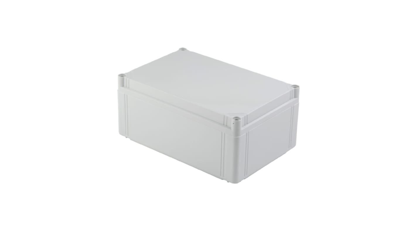 Weidmüller FPC Series Grey Polycarbonate Enclosure, IP66, IP67, IK08, Grey Lid, 300 x 200 x 132mm