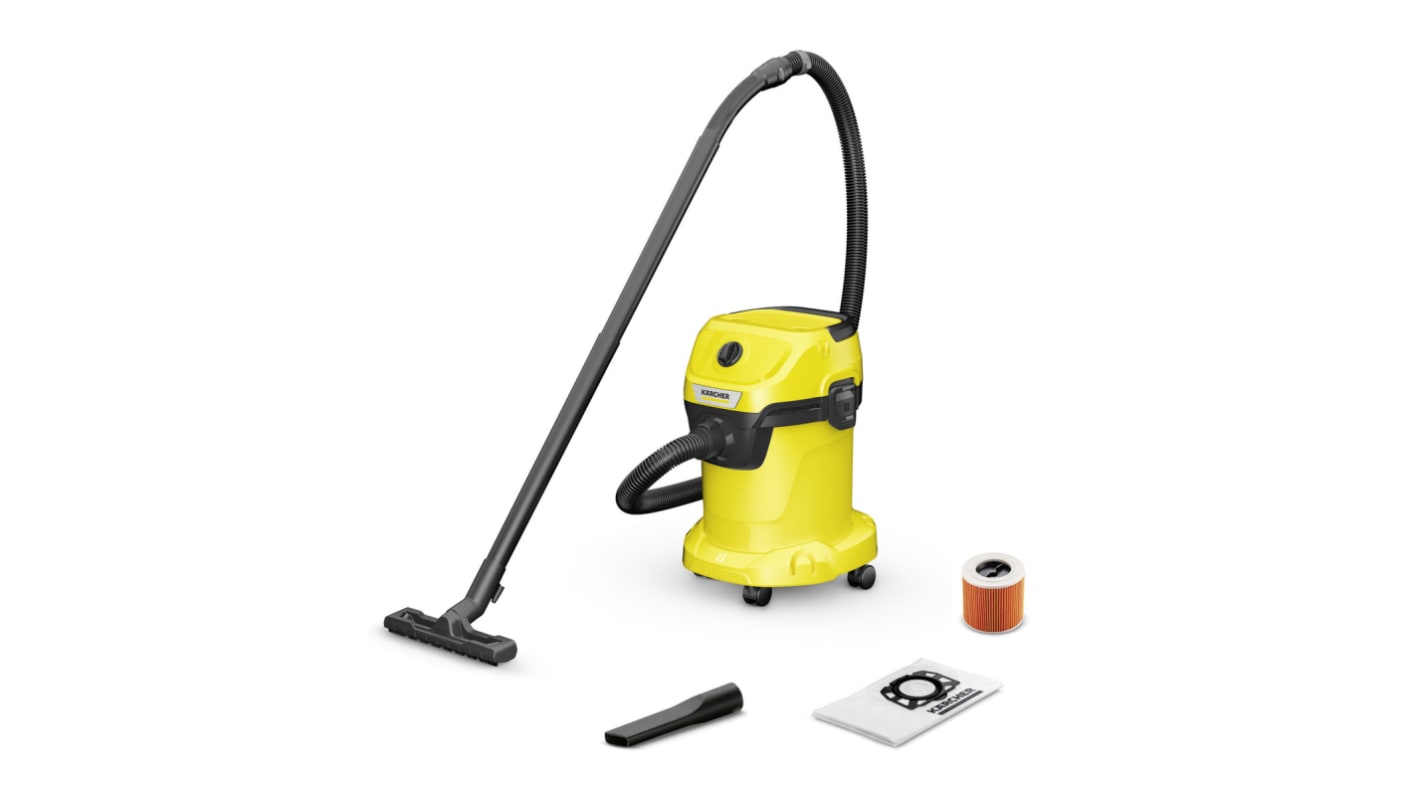 Karcher WD 3 V Floor Vacuum Cleaner Vacuum Cleaner for Wet/Dry Areas, 4m Cable, 220 → 240V, UK Plug