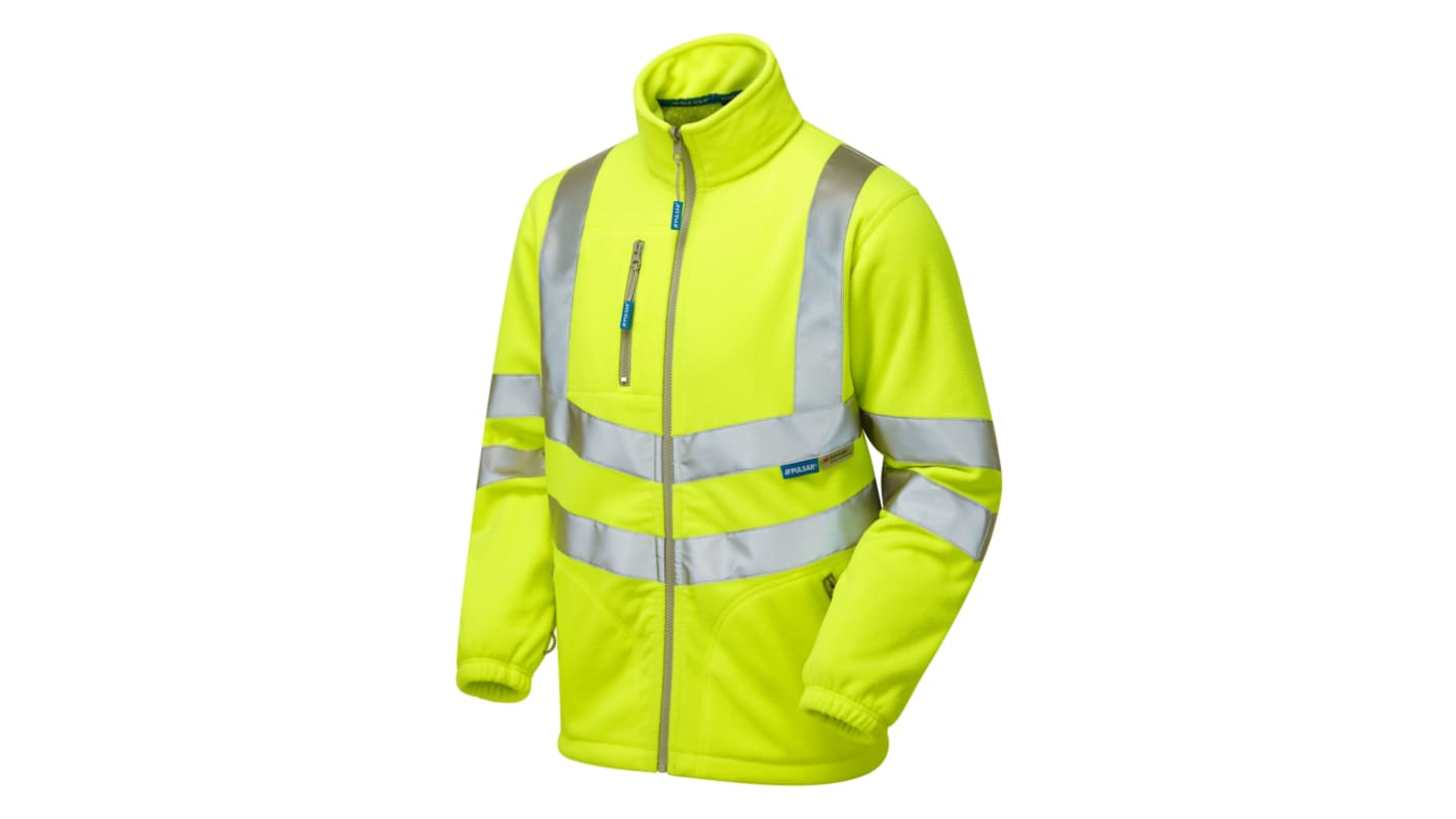 PULSAR P507 Yellow Unisex Hi Vis Fleece Jacket, 7XL