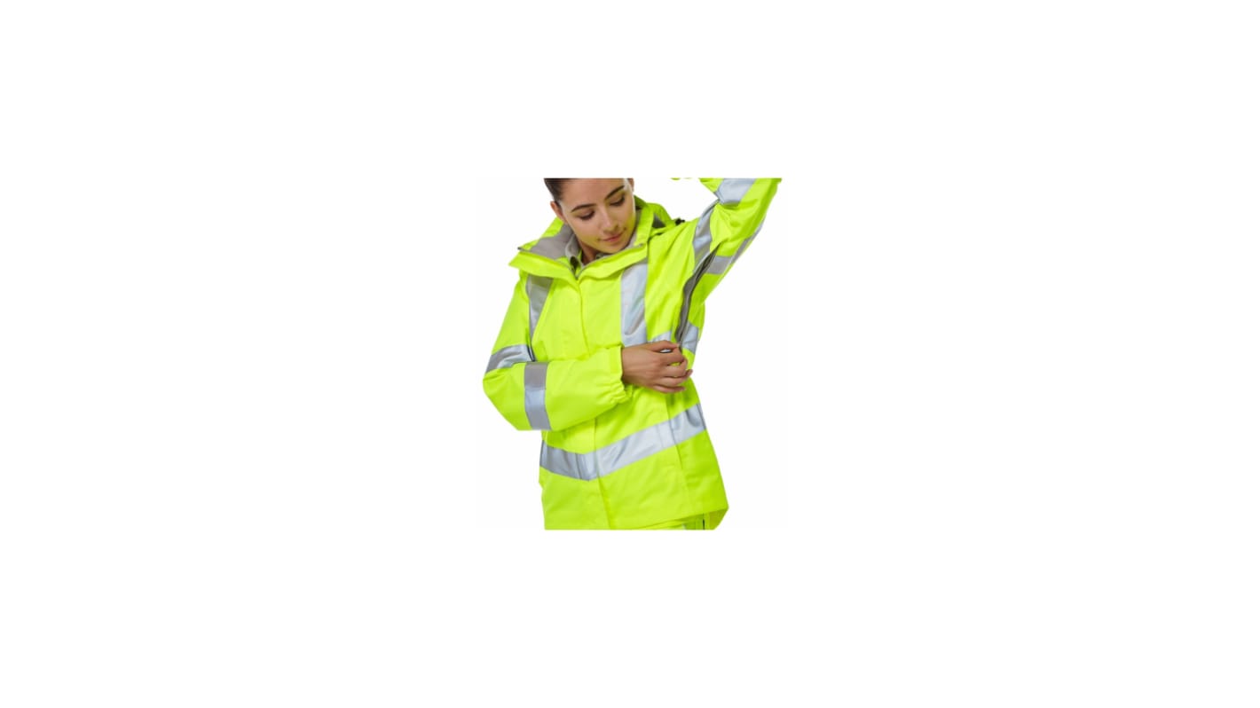 Allied Telesyn P704 Yellow Women Hi Vis Fleece Jacket, 18