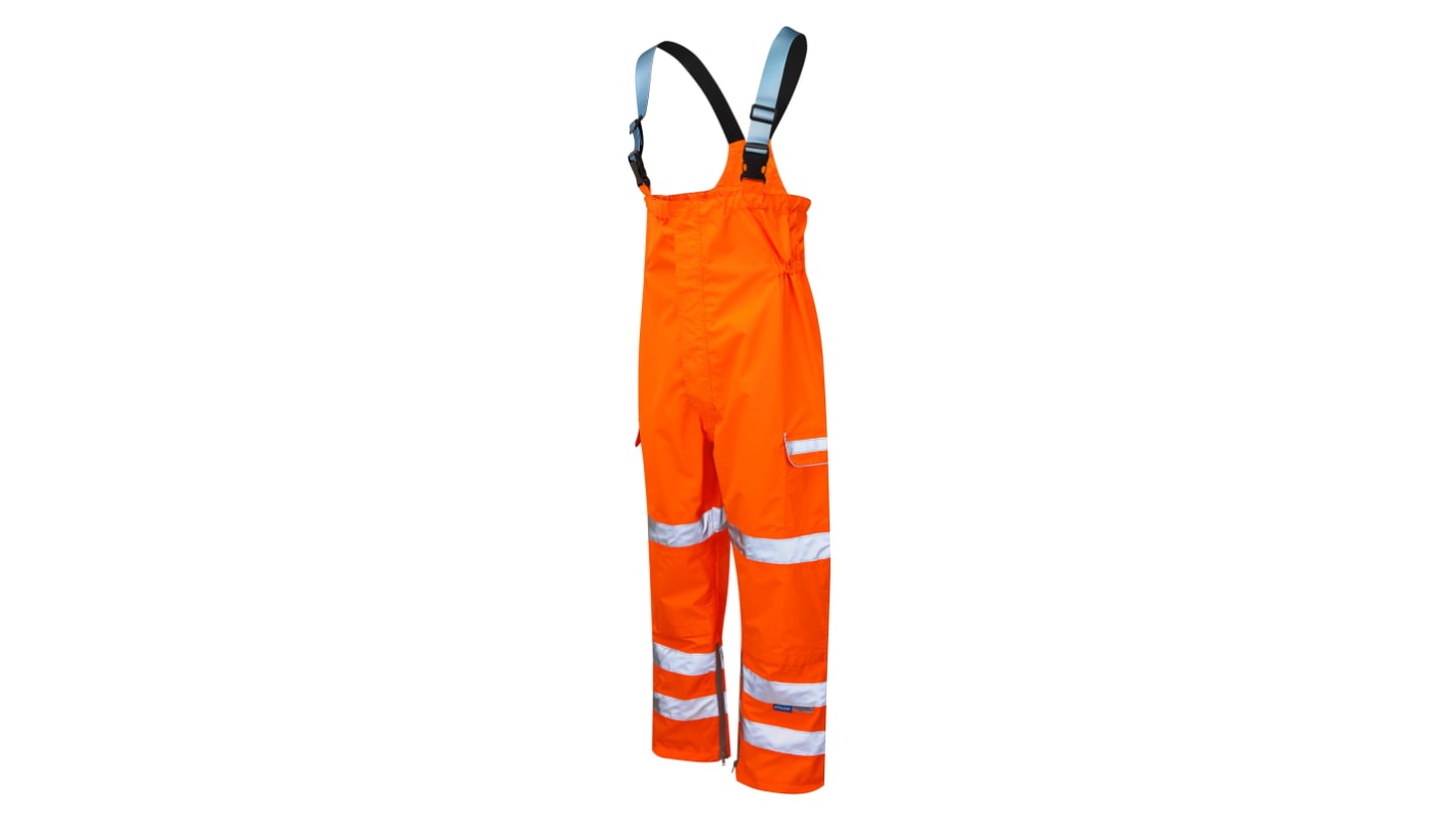 Allied Telesyn Orange Waterproof Salopettes, XXL Hi-Vis