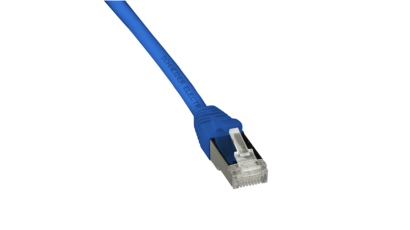 Schneider ElectricActassi, 2m Cat6a, Blue, S/FTP, Terminated PE Sheath