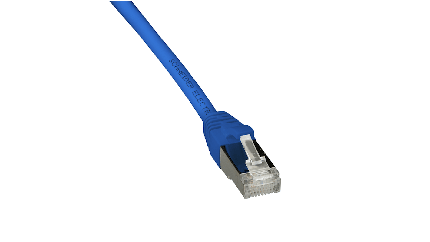 Schneider Electric Actassi Patchkabel Cat.6a, 2m, Blau Patchkabel S/FTP, PE