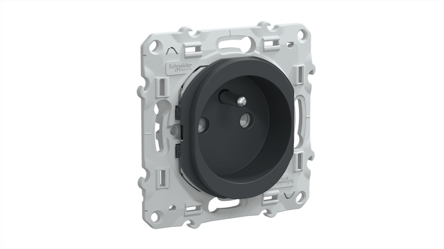 Schneider Electric Anthracite, 1 Gang, Ovalis C Series