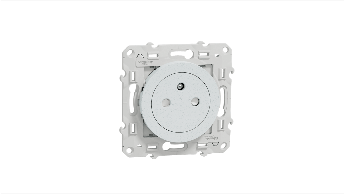 Schneider Electric White, 1 Gang, Odace