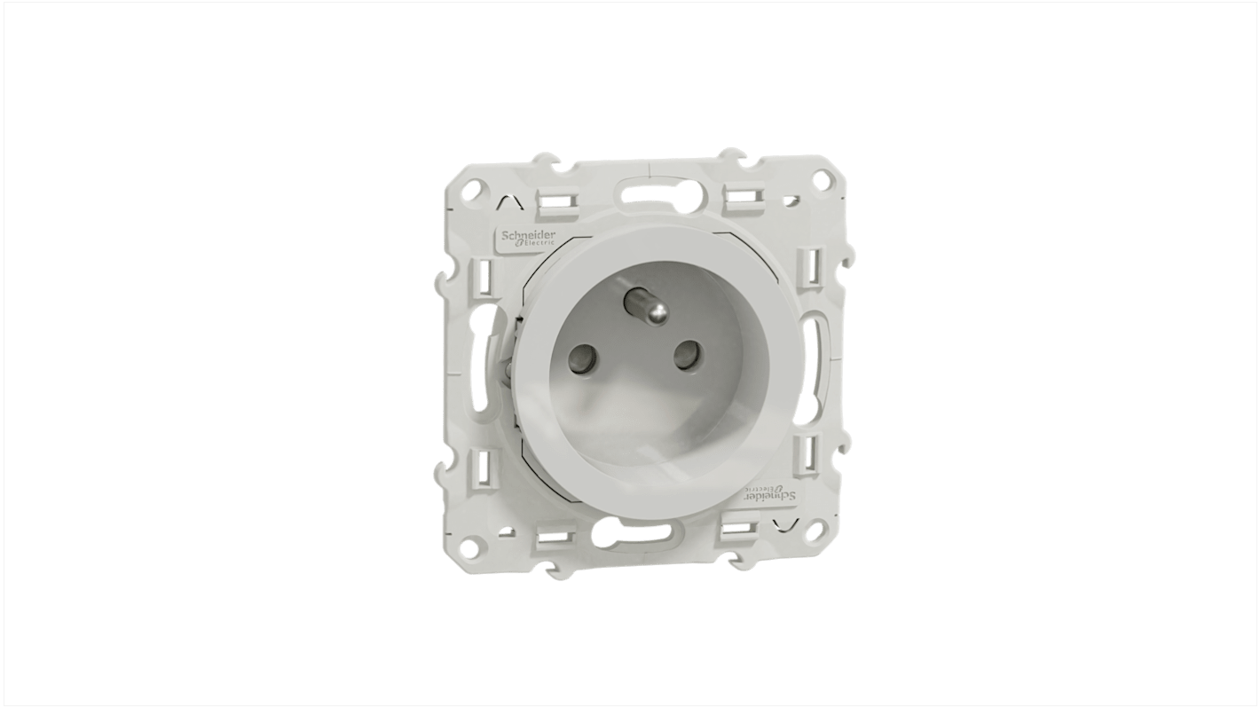 Schneider Electric Odace Lichtschalter Weiß IP21D