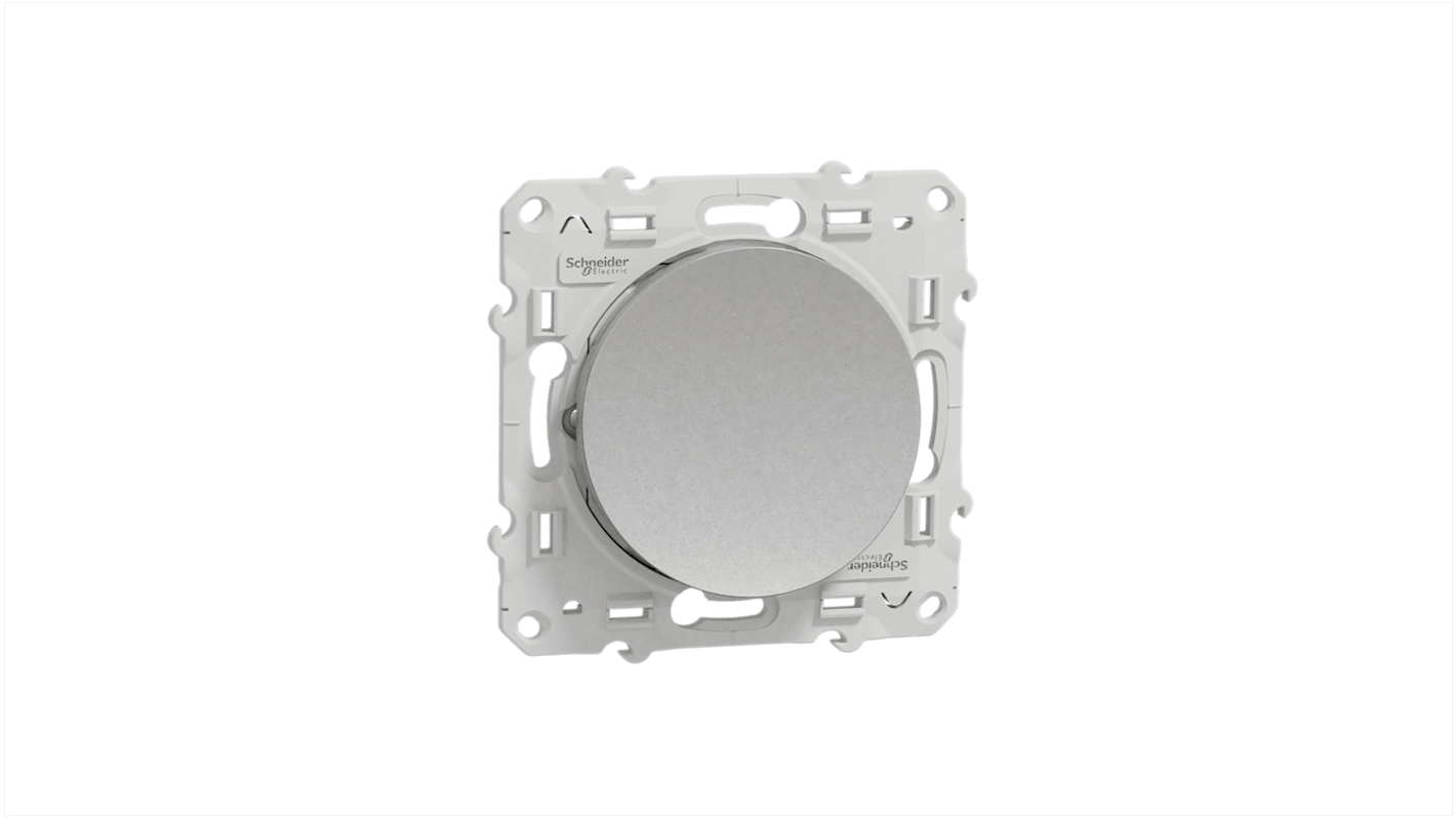 Schneider Electric Odace Lichtschalter Druckknopf-Lichtschalter Grau IP21D