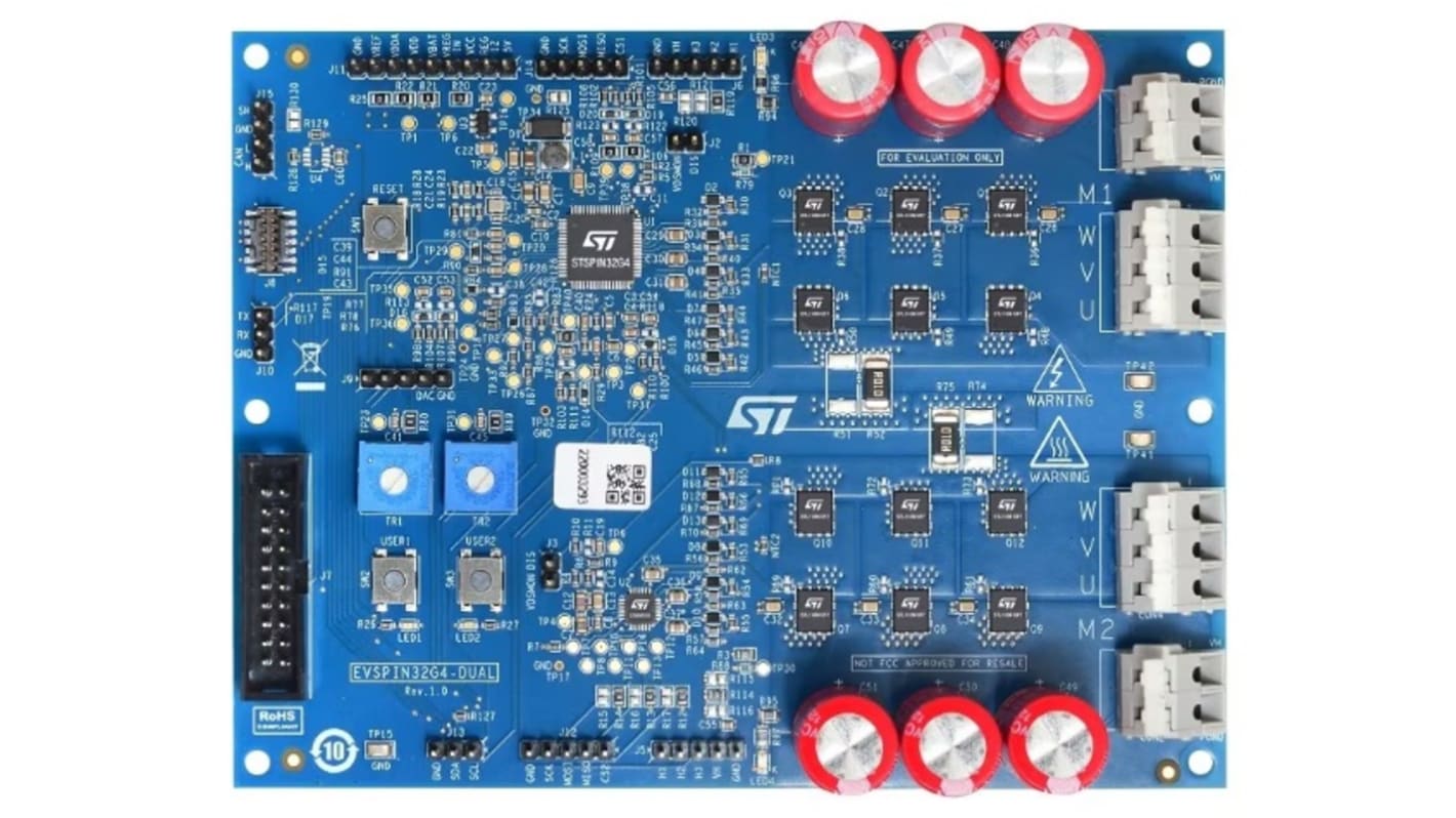 STMicroelectronics 手臂演示板, ARM Cortex M4内核, ST STSPIN32G4 & STDRIVE101 Demonstration Board