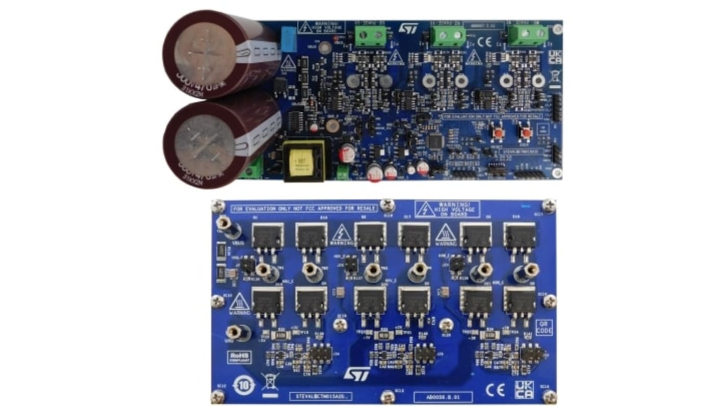 STMicroelectronics STEVAL-CTM015V1, 3-Phase Motor Evaluation Board 30A, D²PAK