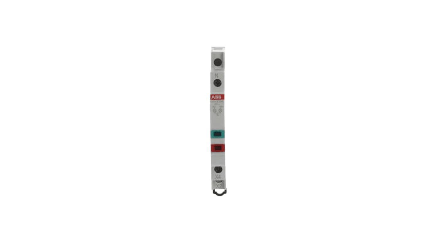 ABB, E219, DIN Rail Red/Green LED Indicator, IP20, 48V ac