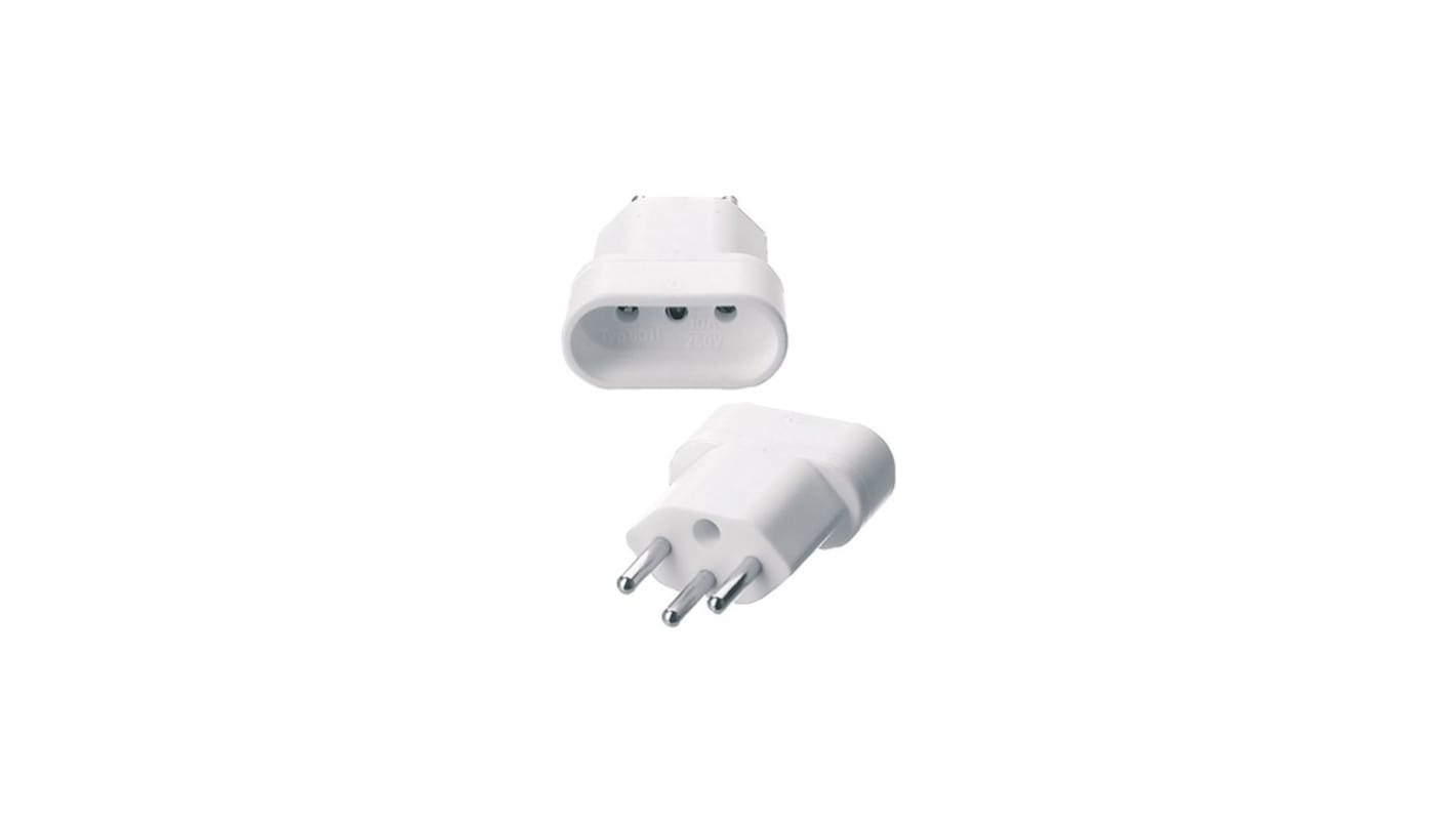 Steffen Travel Adapter, Rated At 10A