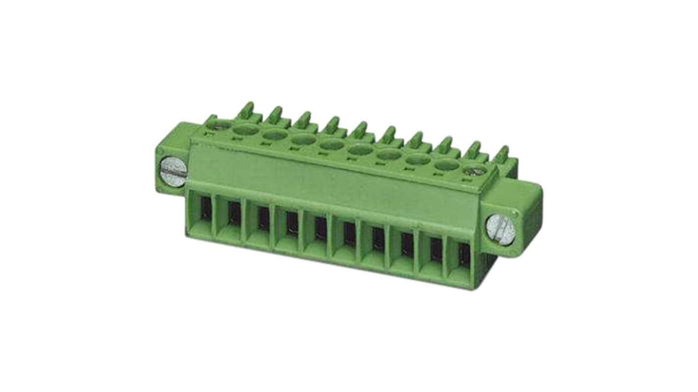 Phoenix Contact, 3.81mm Pitch, MC, 4 Way, , Pluggable Terminal Block, Header, Cable Mount, Screw Termination, 1827729
