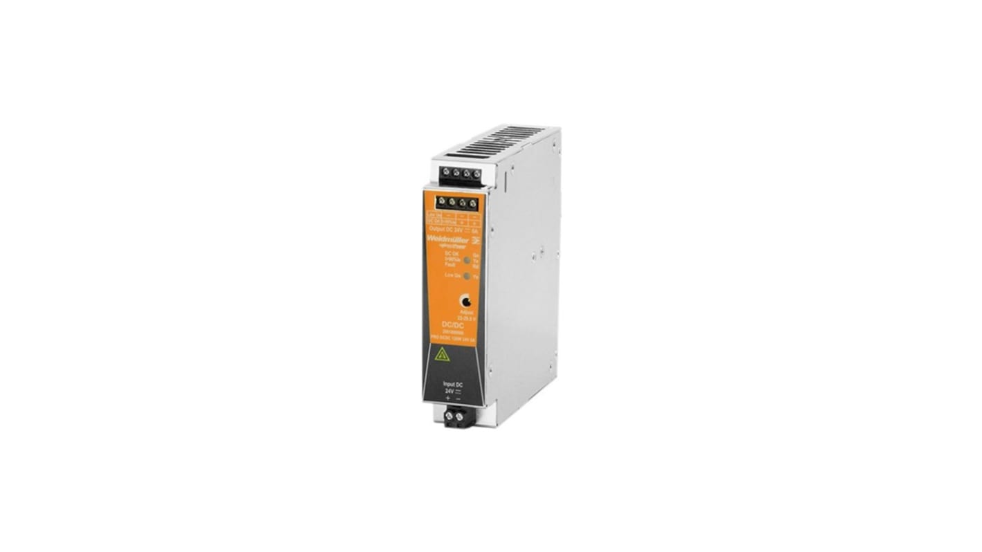 Weidmüller DC/DC-Wandler 120W, 24V OUT / 8A