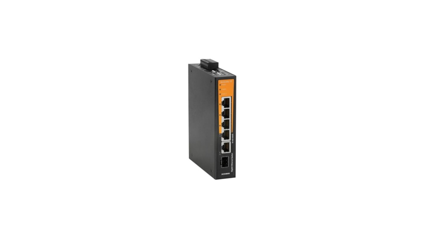 Weidmüller IE-SW-BL05-4GT-1GS Netzwerk Switch 5-Port Unmanaged