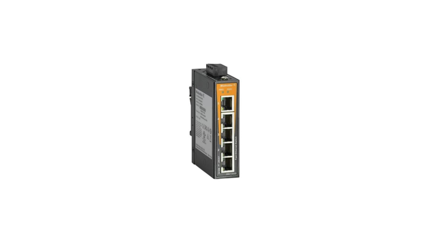 Weidmüller IE-SW-EL05-5TX Netzwerk Switch 5-Port Unmanaged