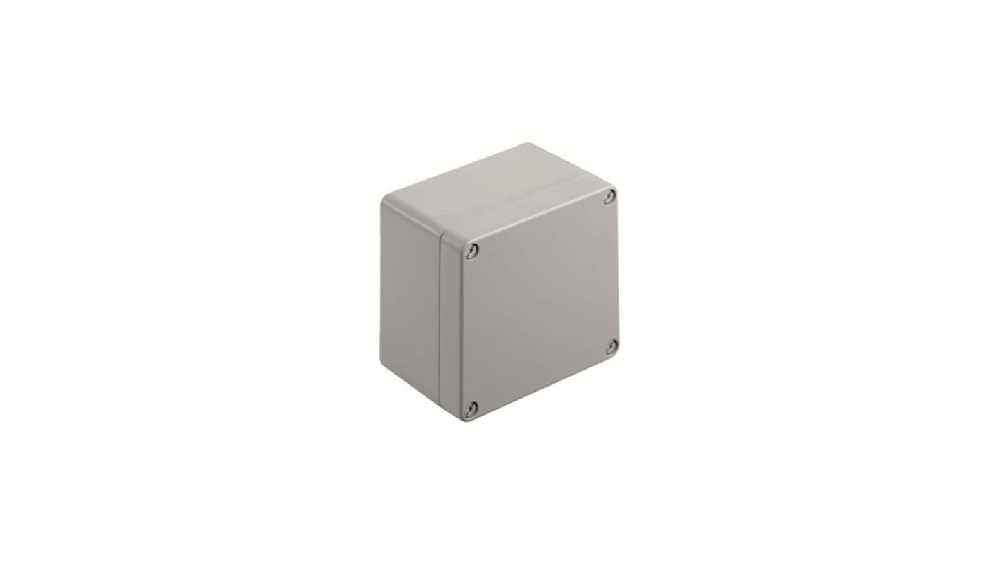 Contenitore generico Weidmüller in Alluminio 106 x 81 x 104mm, col. Grigio argento, IP68
