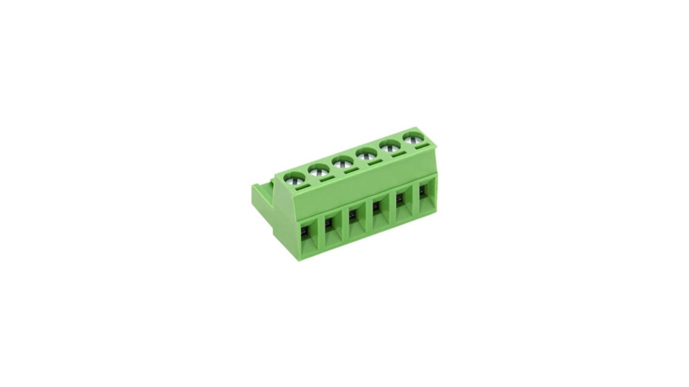 PTR HARTMANN, 5.08mm Pitch, AKZ950, 8 Way, Pluggable Terminal Block, Header, Cable Mount, Screw Termination,