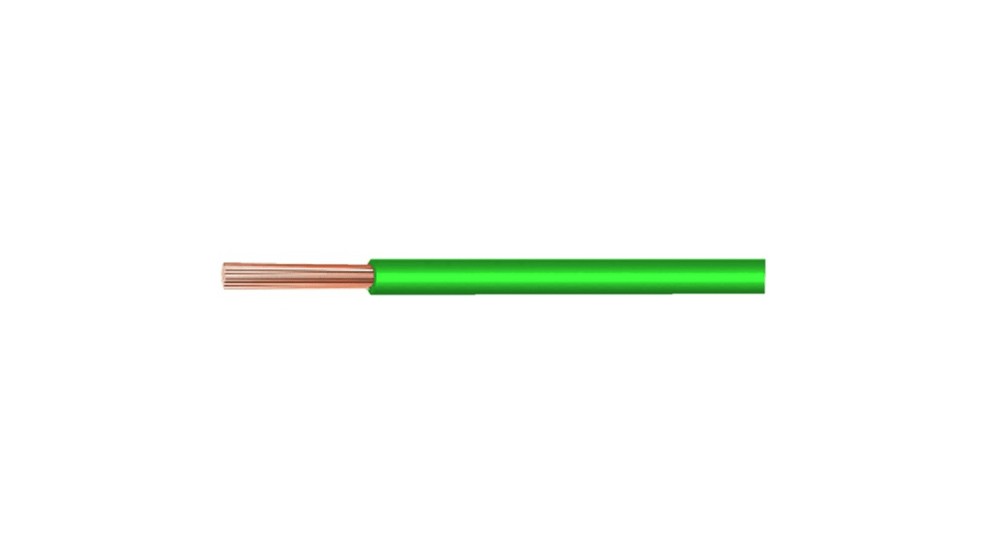 Cable de conexión Huber+Suhner RADOX 125 0.25 MM² GREEN, área transversal 0,25 mm² Verde, long. 100m, 24 AWG