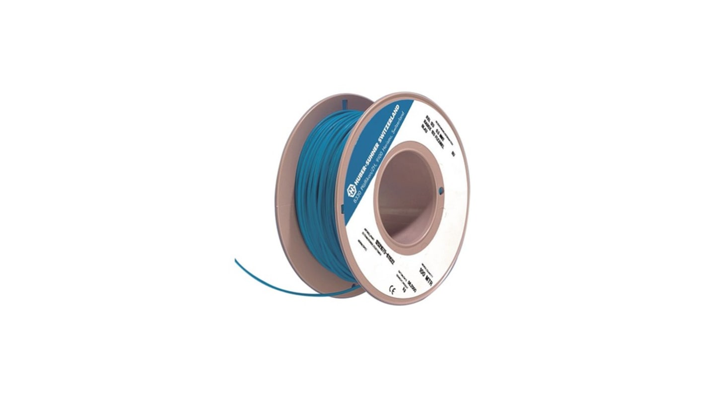 Huber+Suhner RADOX Series Orange 0.25 mm² Hook Up Wire, 24 AWG, 100m, RADOX 125 0.25 MM² ORANGE