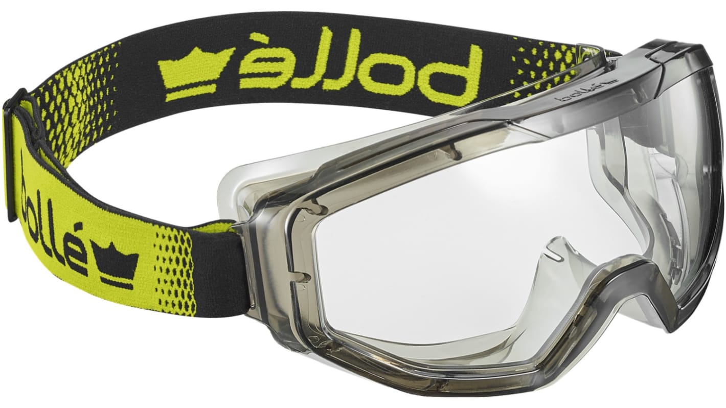 Bolle Safety GLOBE, Scratch Resistant Anti-Mist Safety Goggles with Clear Lenses