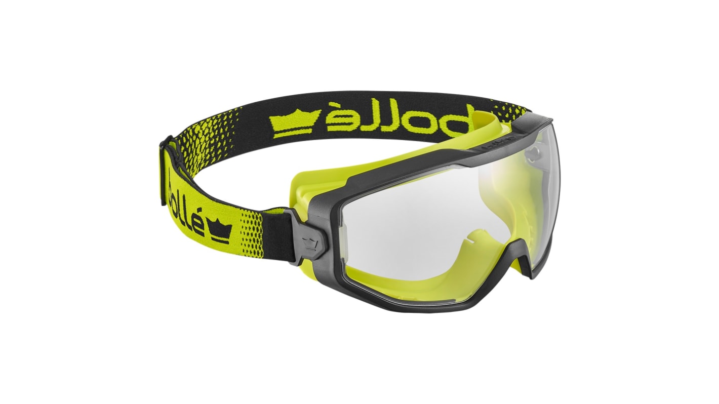 Bolle SPECTRUM, Scratch Resistant Anti-Mist Safety Goggles with Clear Lenses