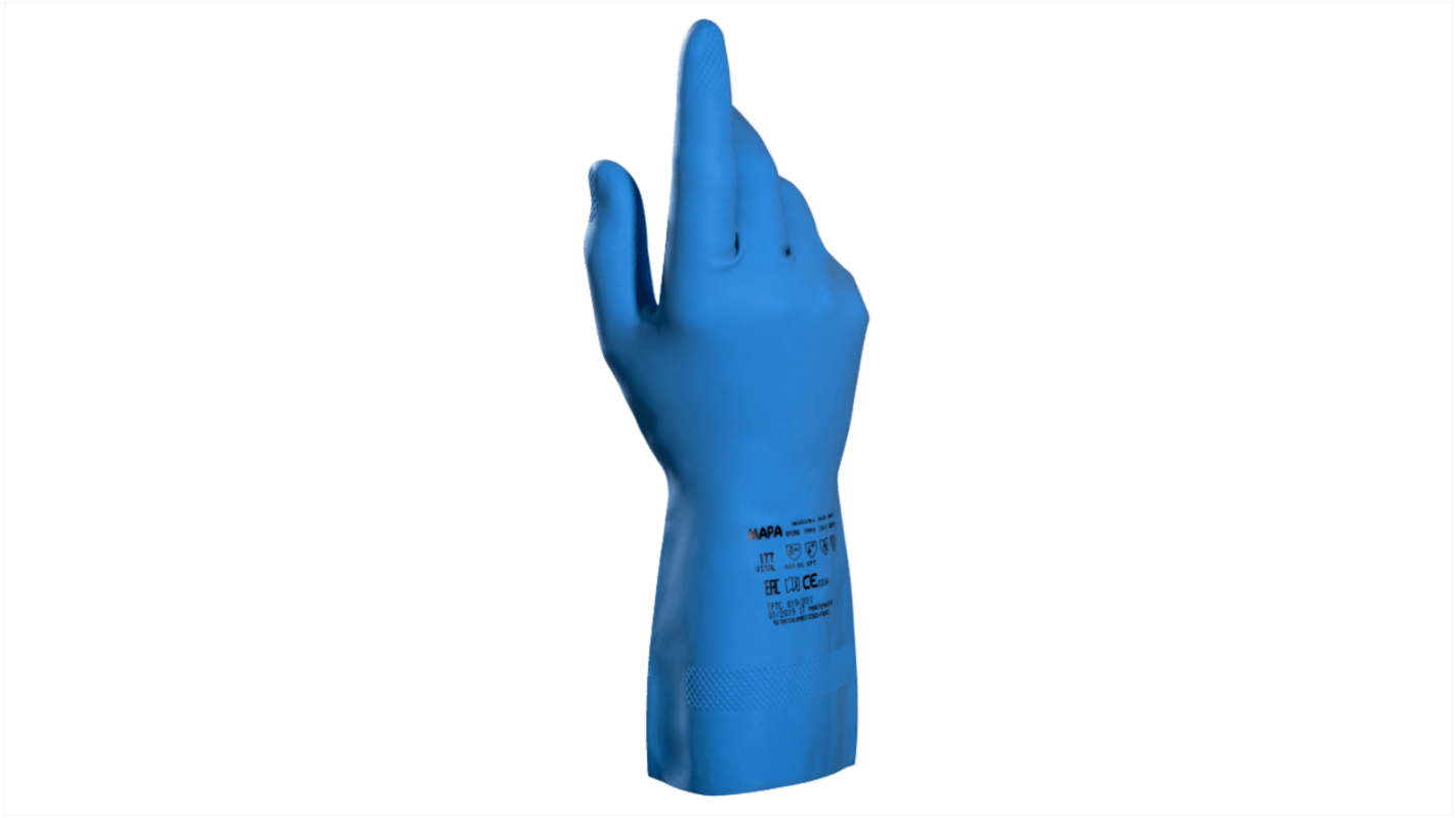 Mapa VITAL 177 Latex Work Gloves, Size 6