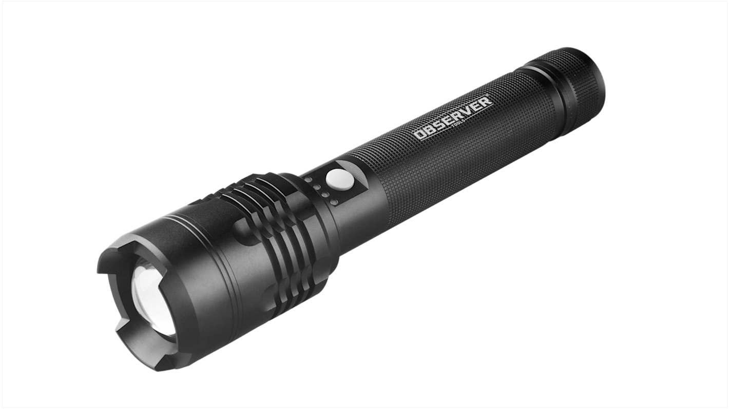 Observer Tools OBS-FL4 LED Taktisk lygte 4000, Genopladelig, USB-C