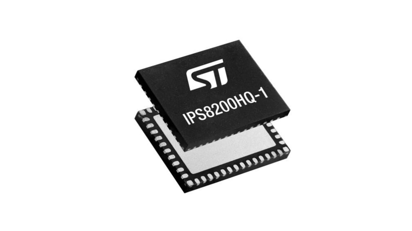 STMicroelectronics IPS8200HQ-1High Side, High Side Power Switch IC 48-Pin, ECOPACK